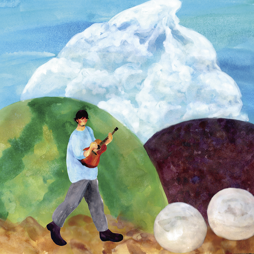 「パフェの森を歩く人」はたのまこと　2023